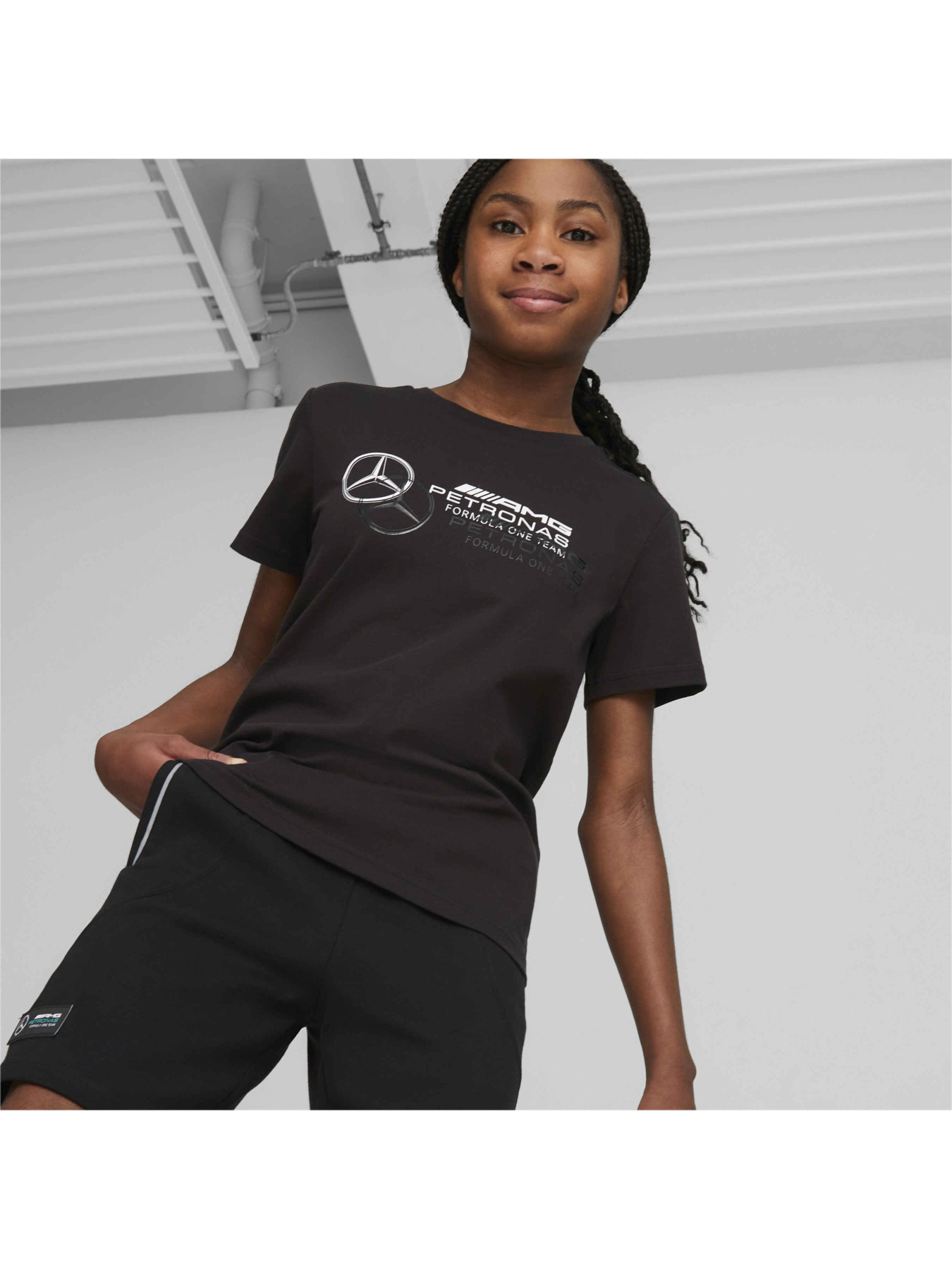 Спортивная футболка PUMA Mapf1 Kids Logo Tee модель 538492 Фото