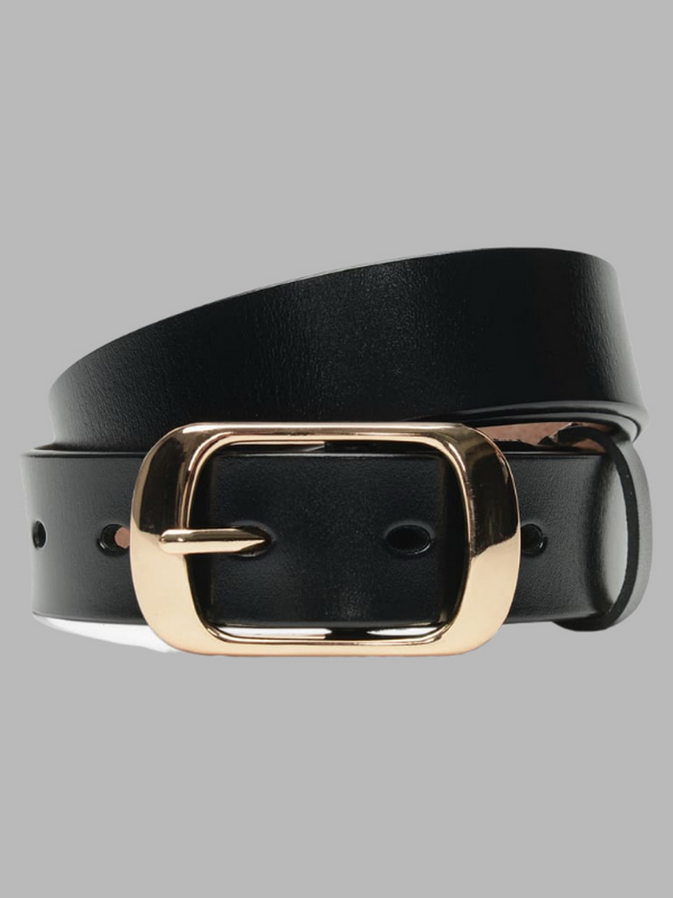 Ремень Borsa Leather модель CV1ZK-008-goldblack Фото