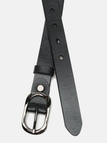 Ремень Borsa Leather модель CV1ZK-052-black Фото