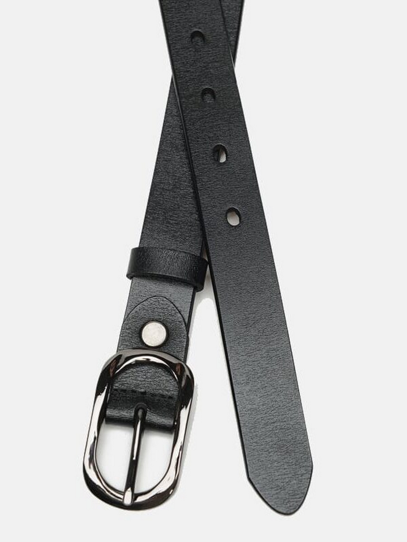 Ремінь Borsa Leather модель CV1ZK-052-black Фото