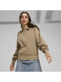 Поло PUMA Classics+ Half Zip Polo Crew модель 626561 Фото