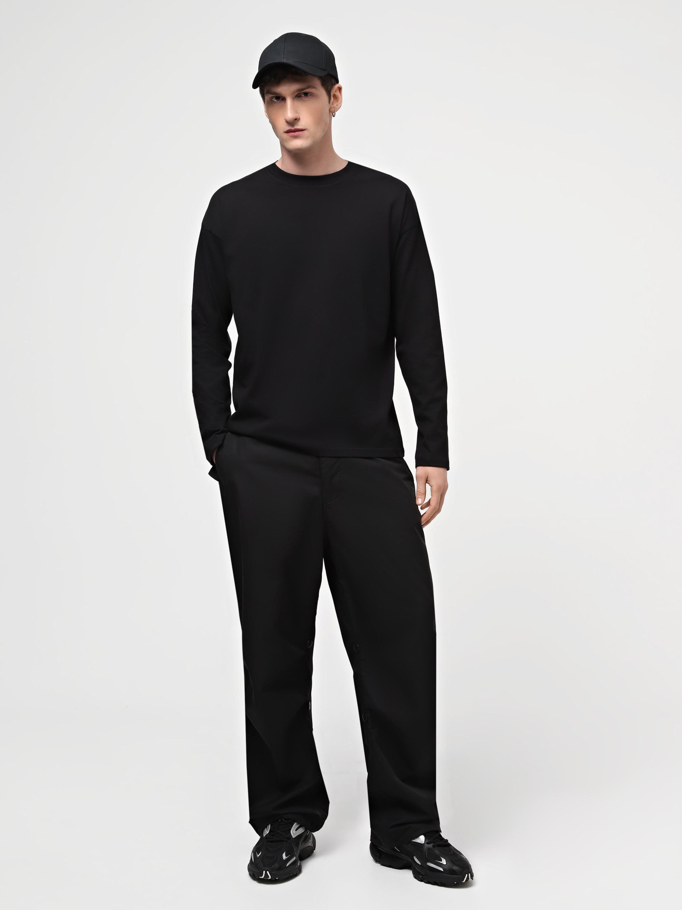 Набір лонгслівів Ейсік Оверсайз модель LonhslivChbss3Sht Фото