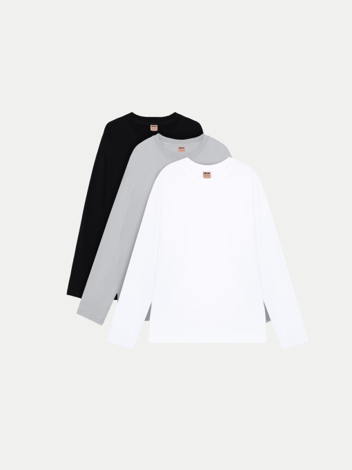 Набір лонгслівів Ейсік Оверсайз модель LonhslivChbss3Sht Набір лонгслівів Ейсік Оверсайз модель LonhslivChbss3Sht Фото