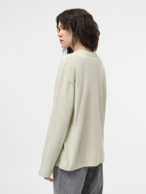 Набор лонгсливов Ейсік Оверсайз модель LonhslivBezhevyi3Sht Фото