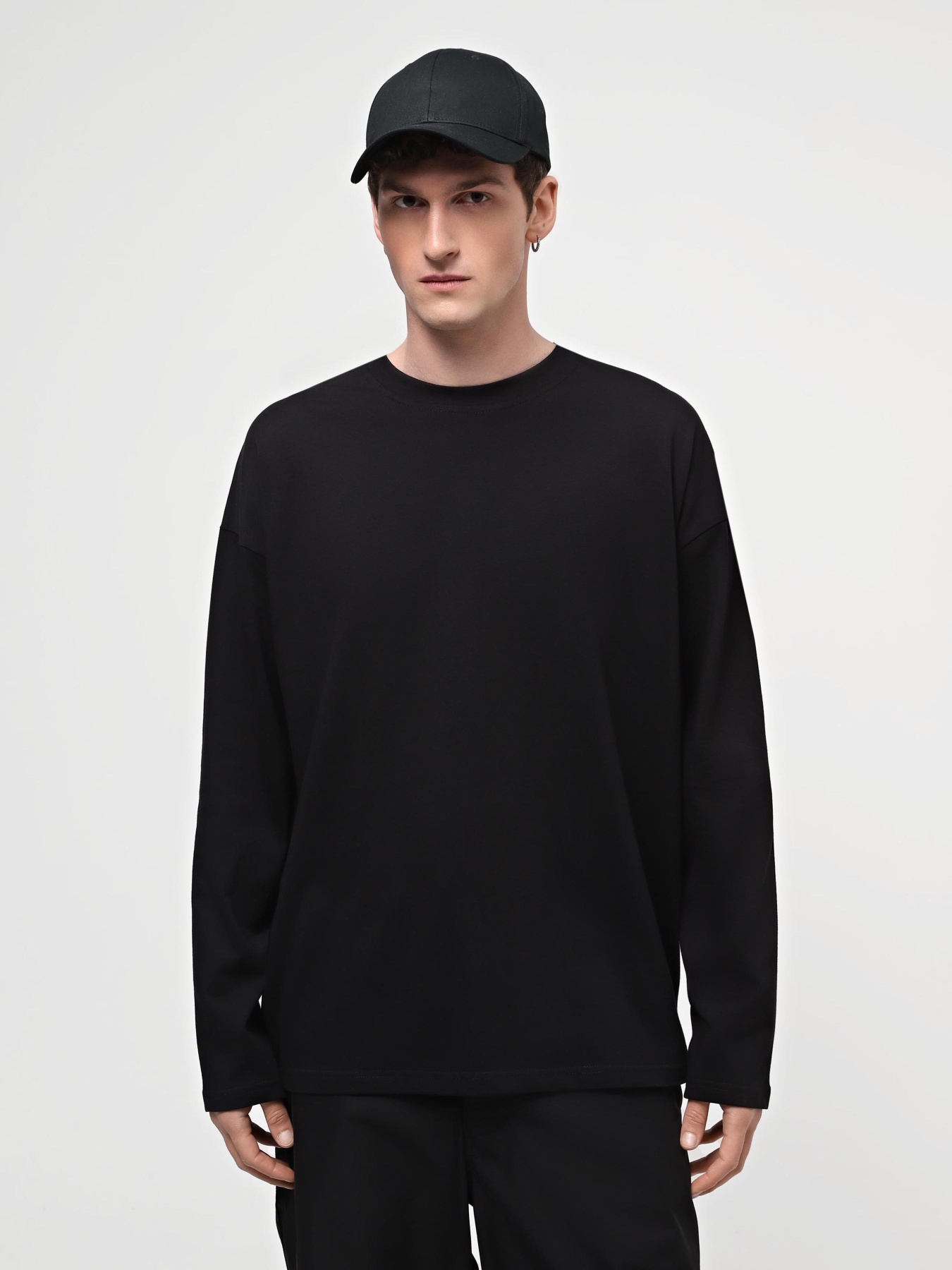 Набор лонгсливов Ейсік модель LonhslivChornyi3Sht Фото