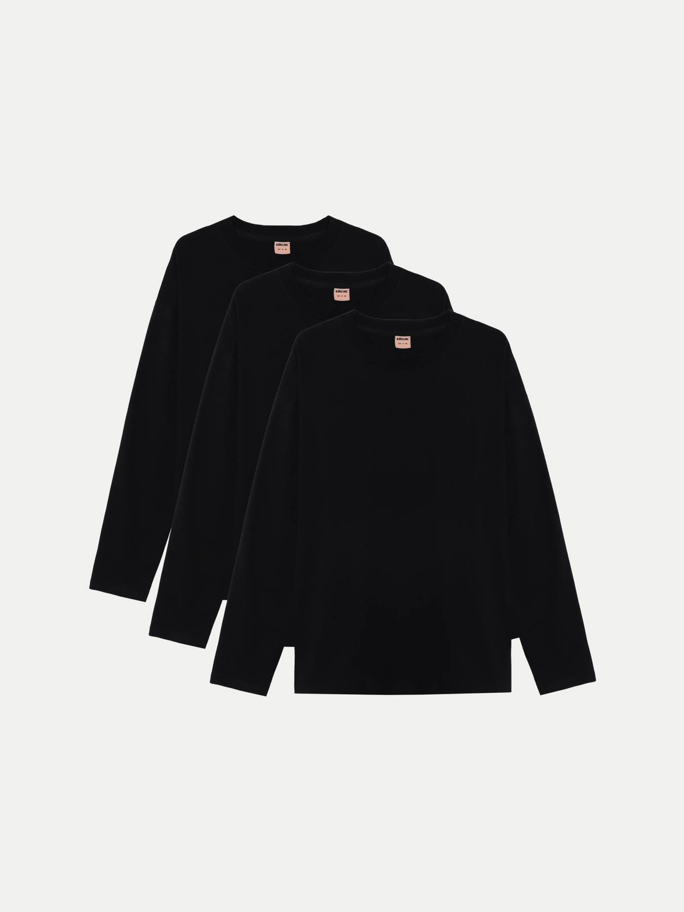 Набор лонгсливов Ейсік модель LonhslivChornyi3Sht Фото