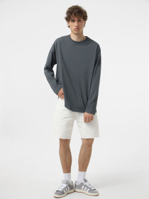 Лонгслів Ейсік модель LonhslivTemnosiryi Фото