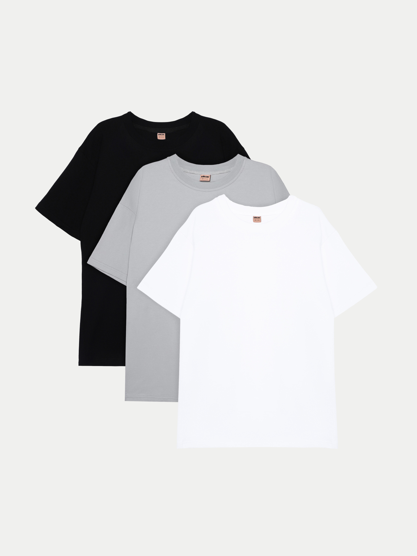 Набір футболок Ейсік Оверсайз модель NabirChBSS3Sht Фото