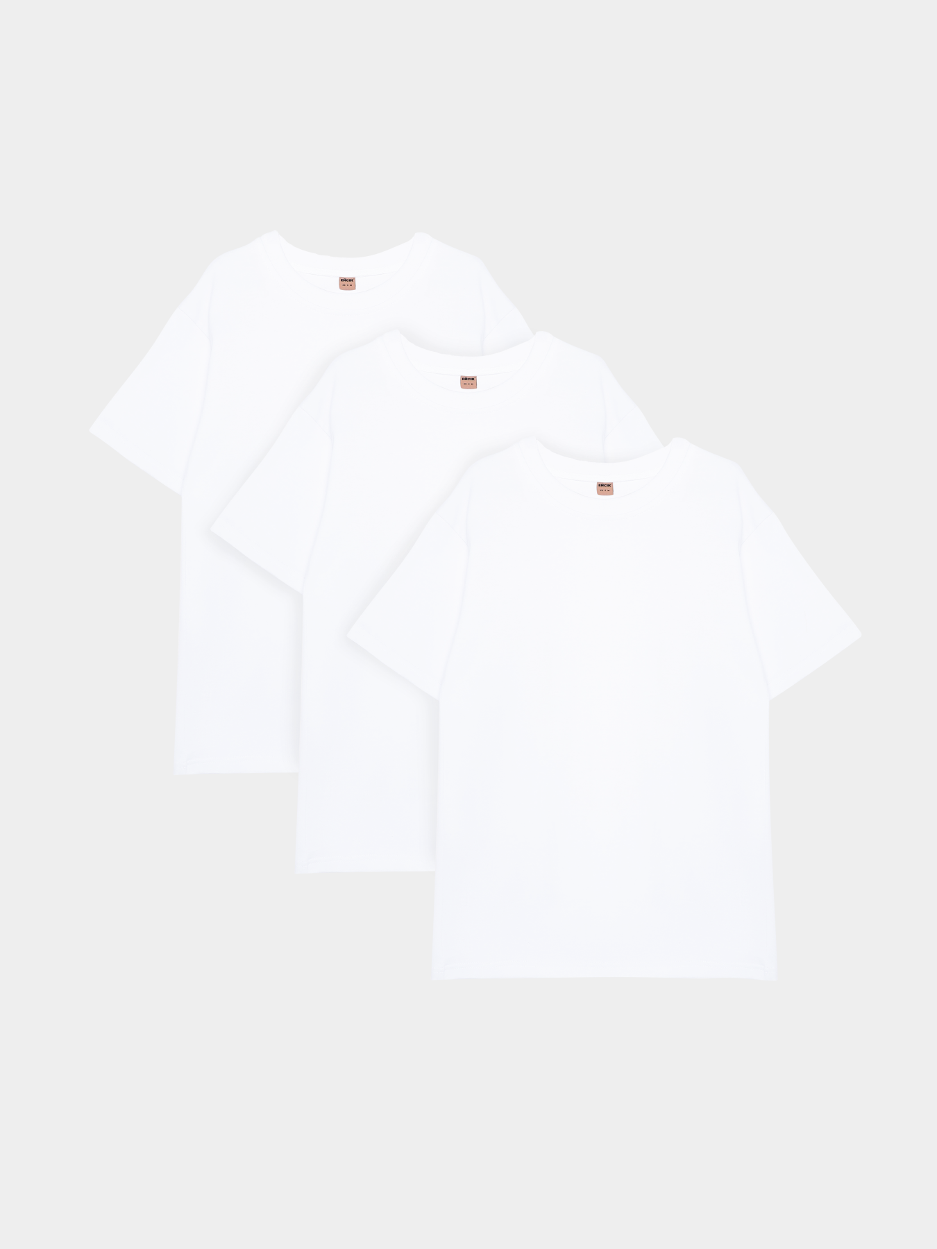 Набір футболок Ейсік Оверсайз модель NabirBilyi3Sht Фото