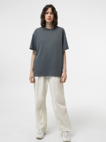 Набір футболок Ейсік Оверсайз модель NabirTemnoSiryi3Sht Фото