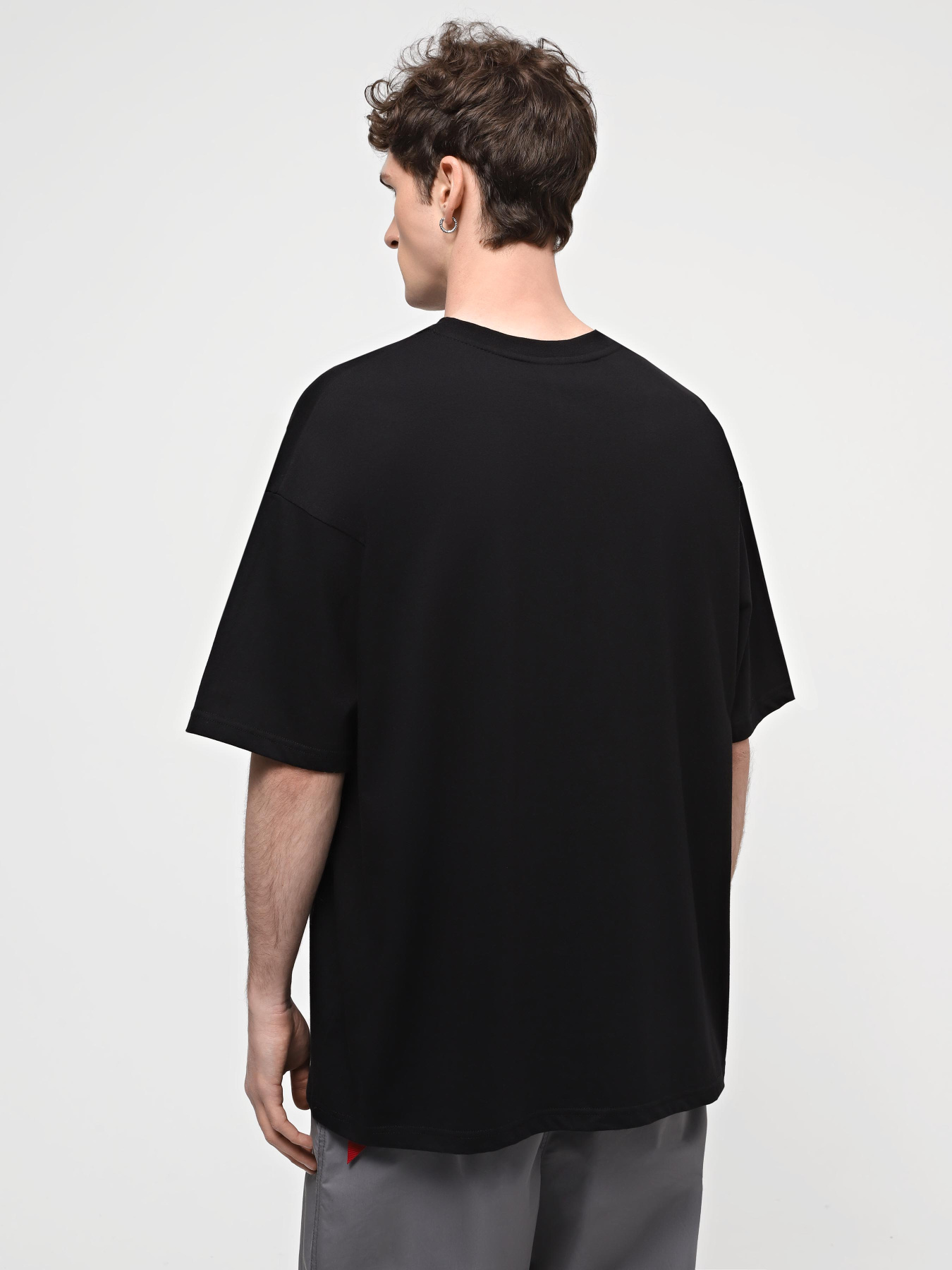 Набір футболок Ейсік Оверсайз модель NabirChornyi3Sht Фото