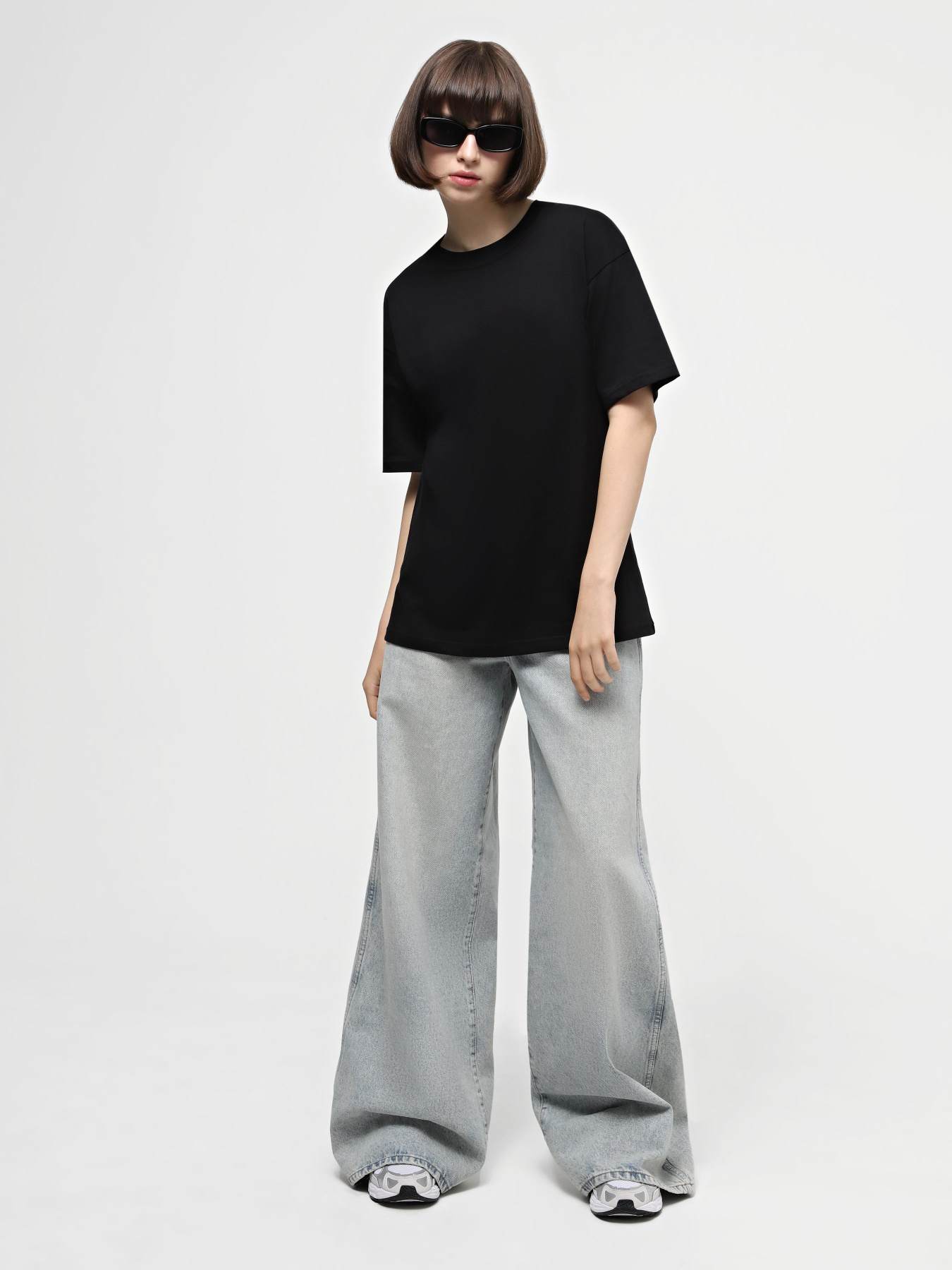 Набор футболок Ейсік Оверсайз модель NabirChornyi3Sht Фото