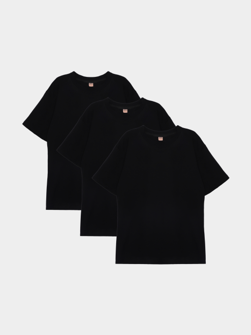 Набор футболок Ейсік Оверсайз модель NabirChornyi3Sht Фото