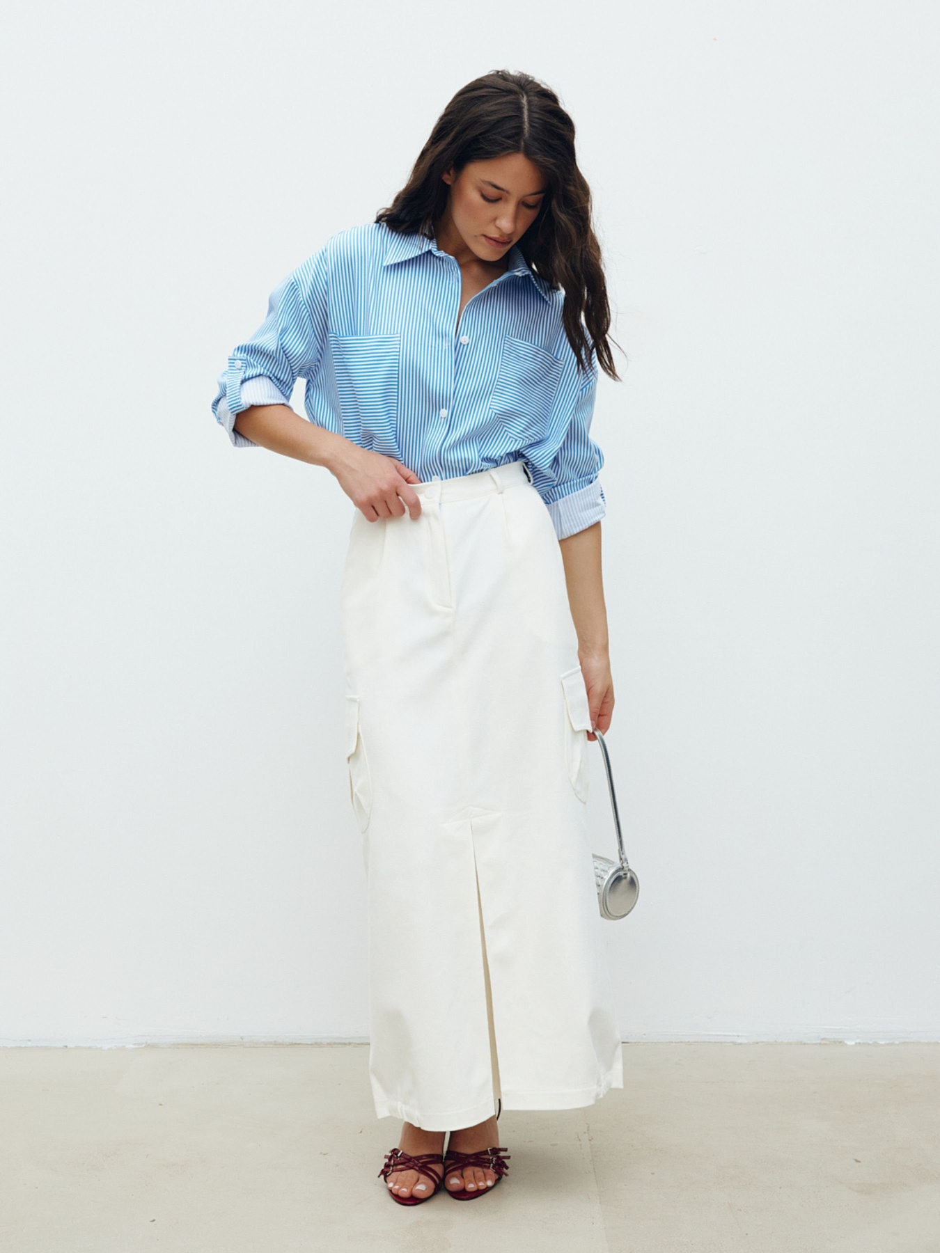 Джинсовая юбка RicaMare модель RM4165-10-24DU Фото