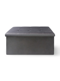 Пуф для хранения велюровый серый MBM HOME модель TH-06 GRAY Пуф для хранения велюровый серый MBM HOME модель TH-06 GRAY Фото