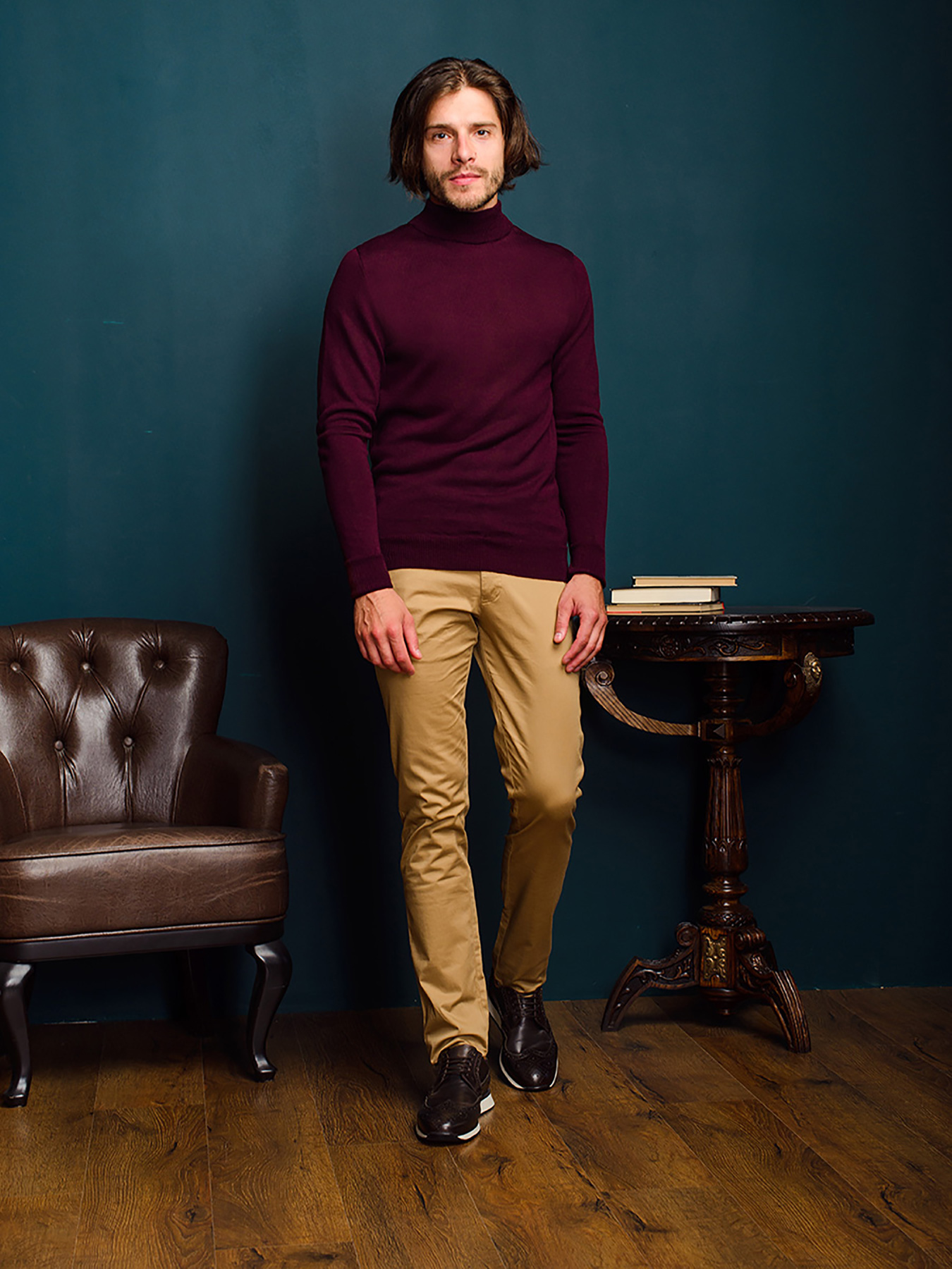 Водолазка SVTR модель 212burgundyTTNSVTR Фото