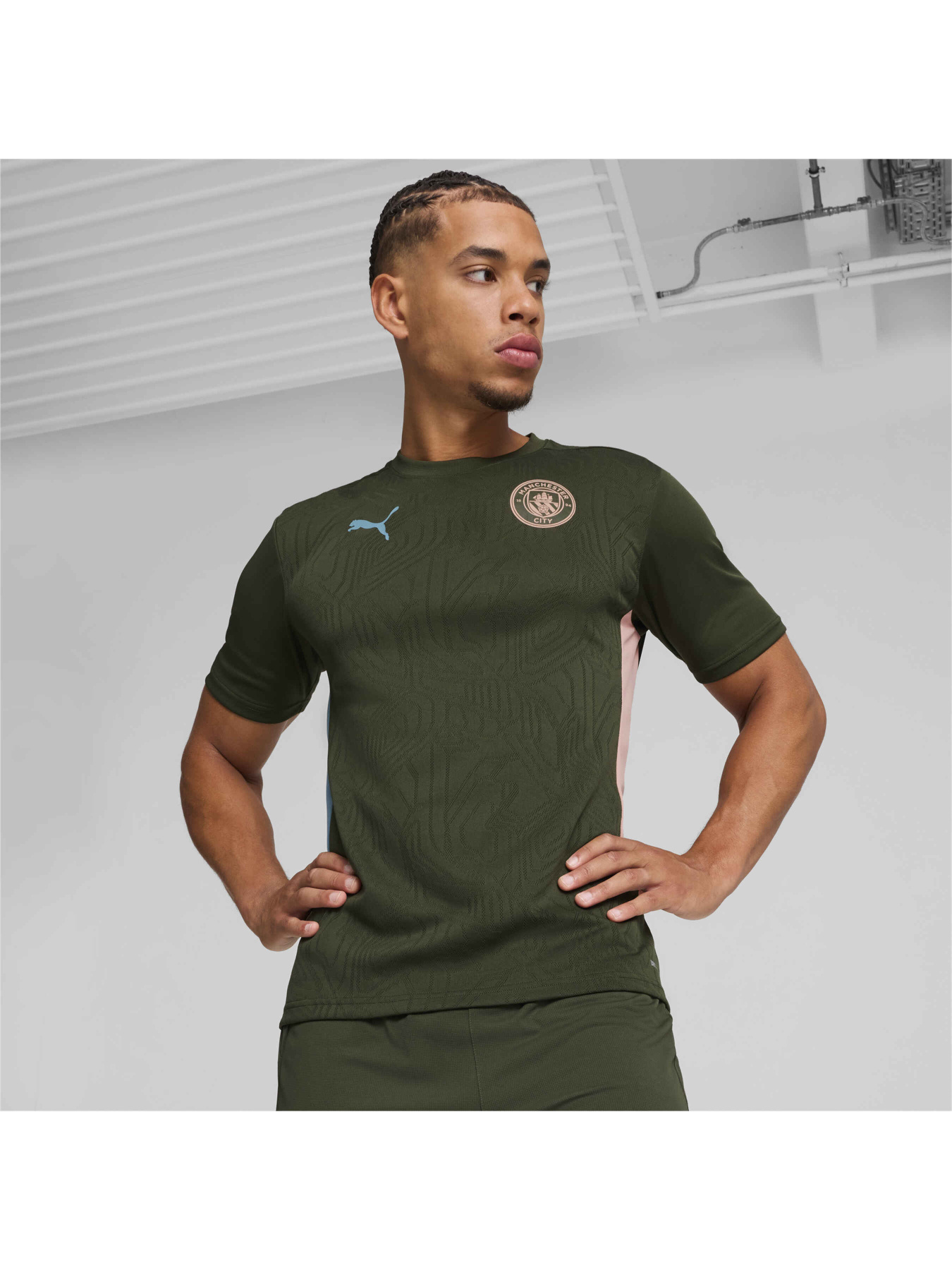 Футболка PUMA Mcfc Training Jersey модель 777521 Фото