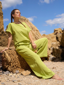 Костюм ISSA Plus модель 12766A_салатовый Фото