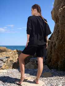 Костюм ISSA Plus модель 13437A_черный Фото