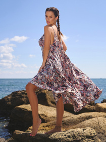 Платье миди ISSA Plus модель 14793_мультиколор Фото