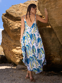 Платье миди ISSA Plus модель 14795_мультиколор Фото