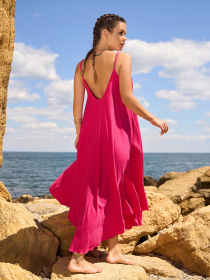 Сарафан ISSA Plus модель 14799_малиновый Фото