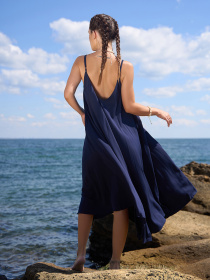 Сарафан ISSA Plus модель 14801_синий Фото