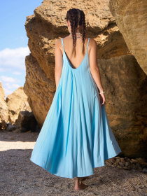 Сарафан ISSA Plus модель 14801_голубой Сарафан ISSA Plus модель 14801_голубой Фото