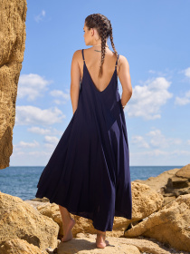 Сарафан ISSA Plus модель 14774_синий Сарафан ISSA Plus модель 14774_синий Фото