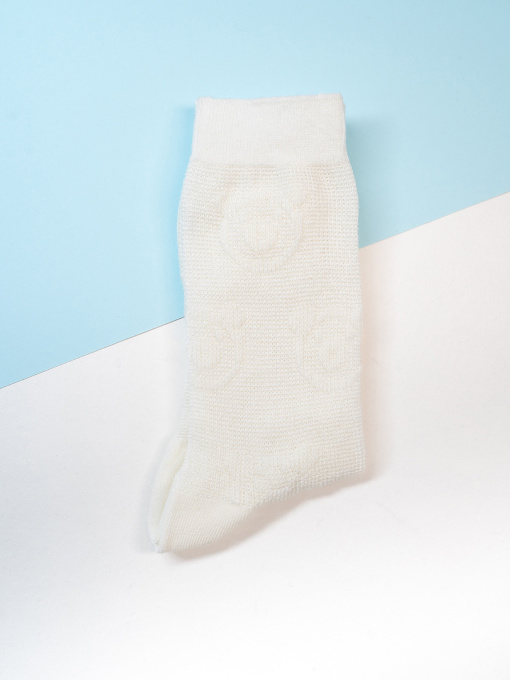 Носки ISSA Plus модель NS-391_молочный Фото