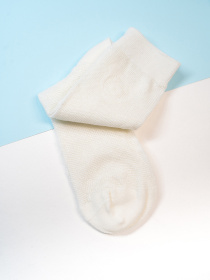 Носки ISSA Plus модель NS-391_молочный Носки ISSA Plus модель NS-391_молочный Фото