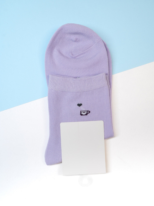 Носки ISSA Plus модель NS-392_сиреневый Фото