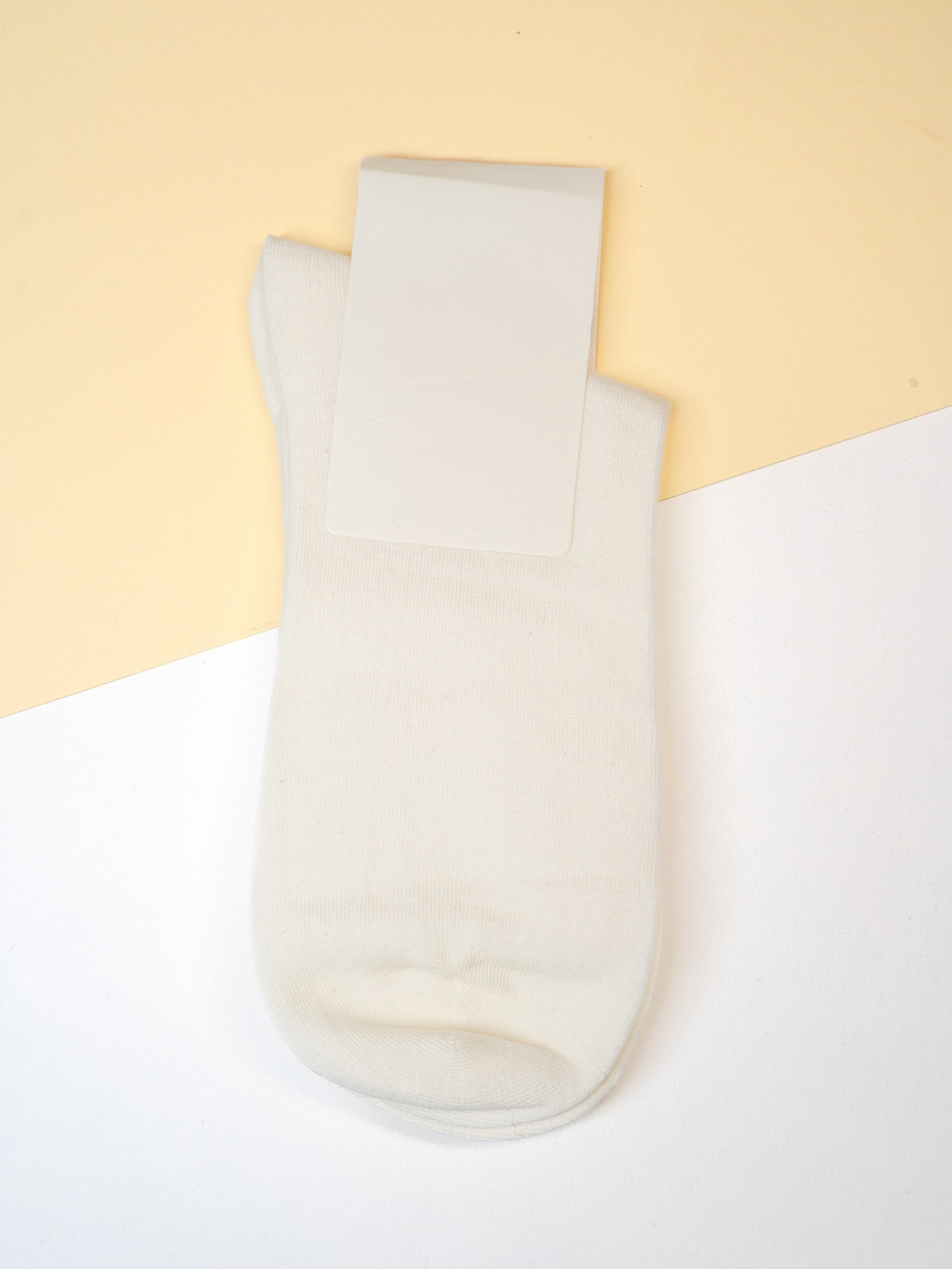 Носки ISSA Plus модель NS-393_молочный Фото