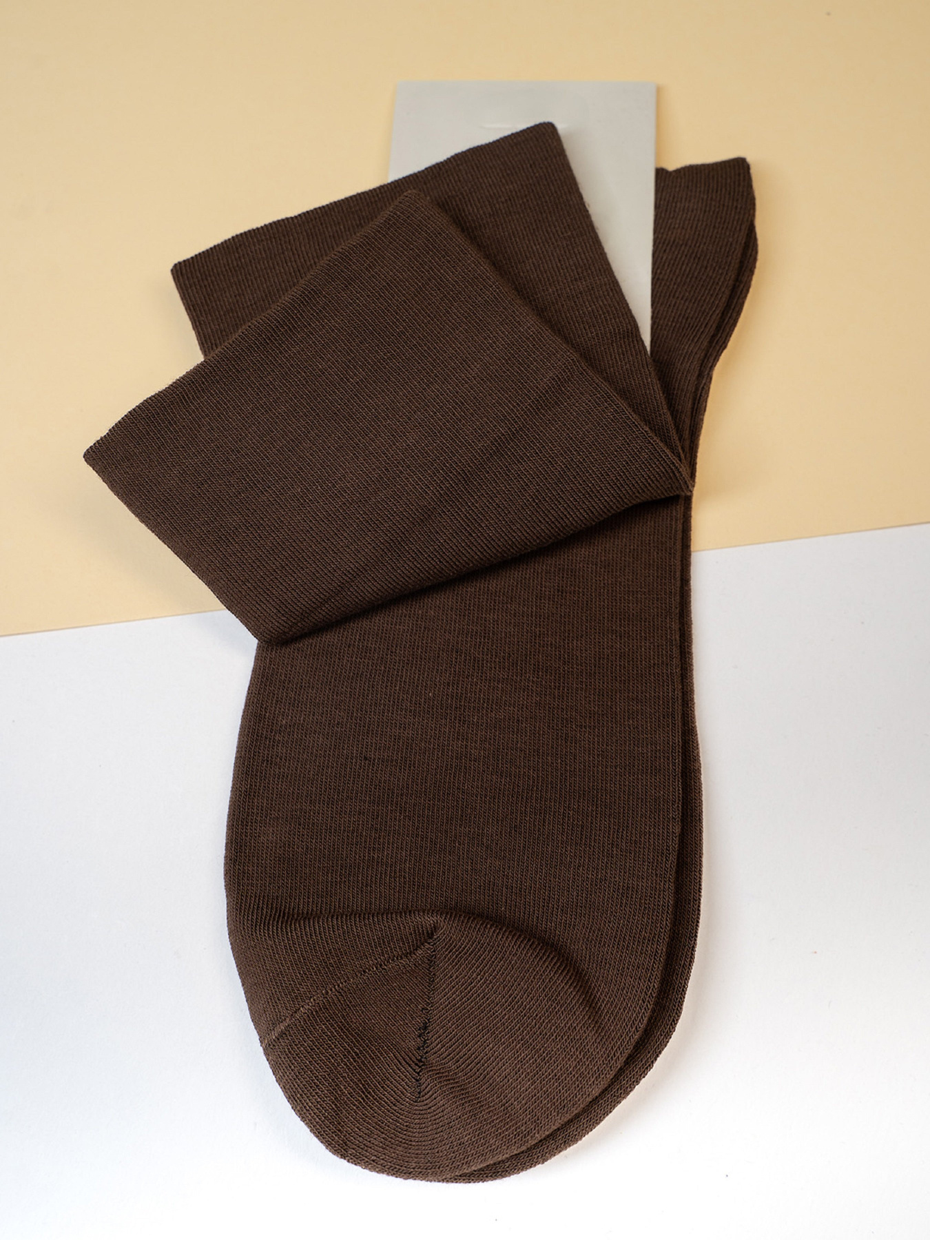 Носки ISSA Plus модель NS-393_темно_бежевый Фото