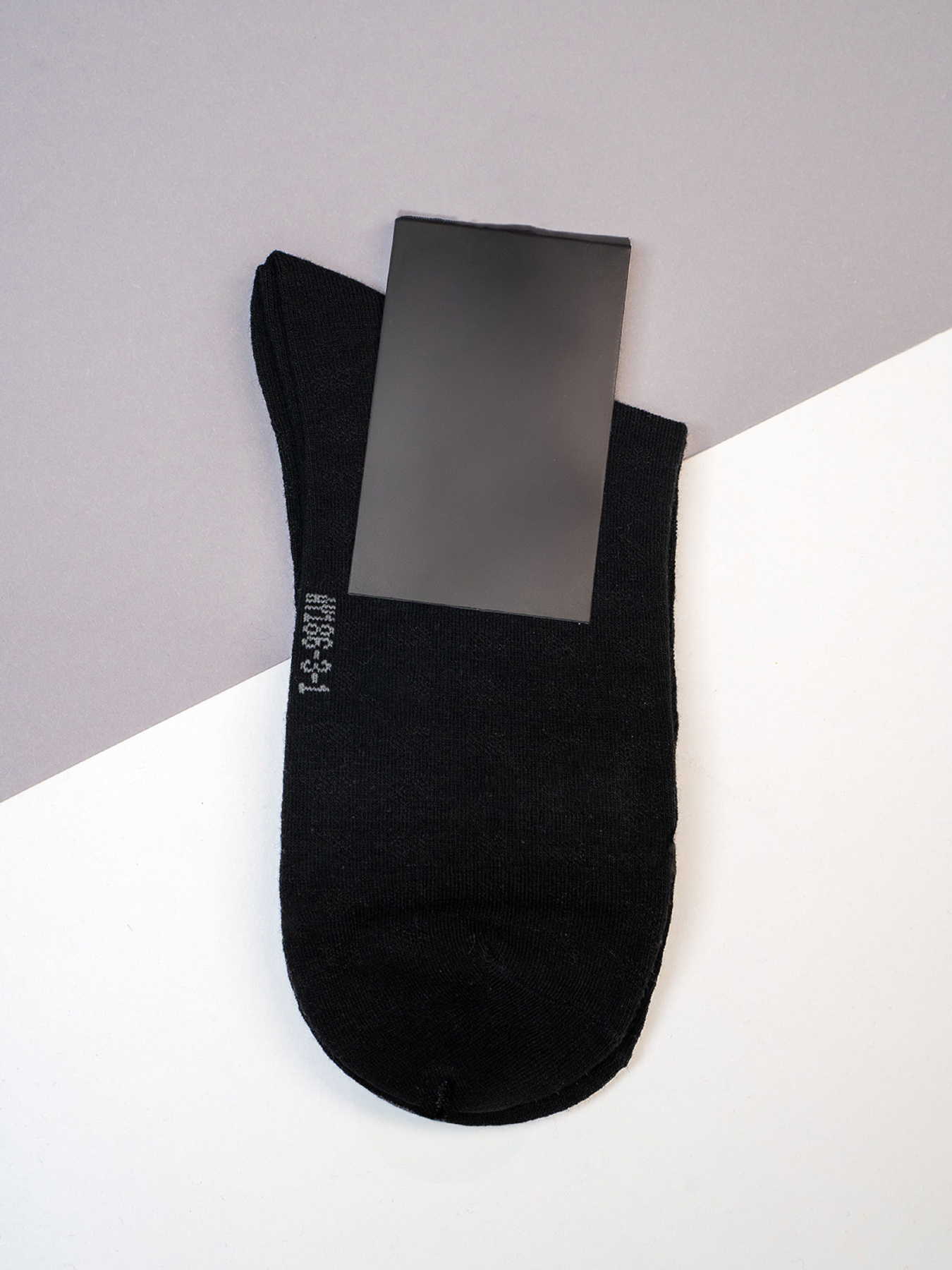 Носки ISSA Plus модель GNS-394_черный Носки ISSA Plus модель GNS-394_черный Фото