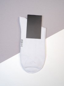 Носки ISSA Plus модель GNS-394_белый Носки ISSA Plus модель GNS-394_белый Фото