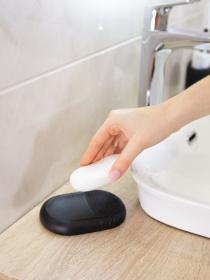 Набор аксессуаров для ванной комнаты черный Boston MBM HOME модель MVM-MH-12 BLACK Фото