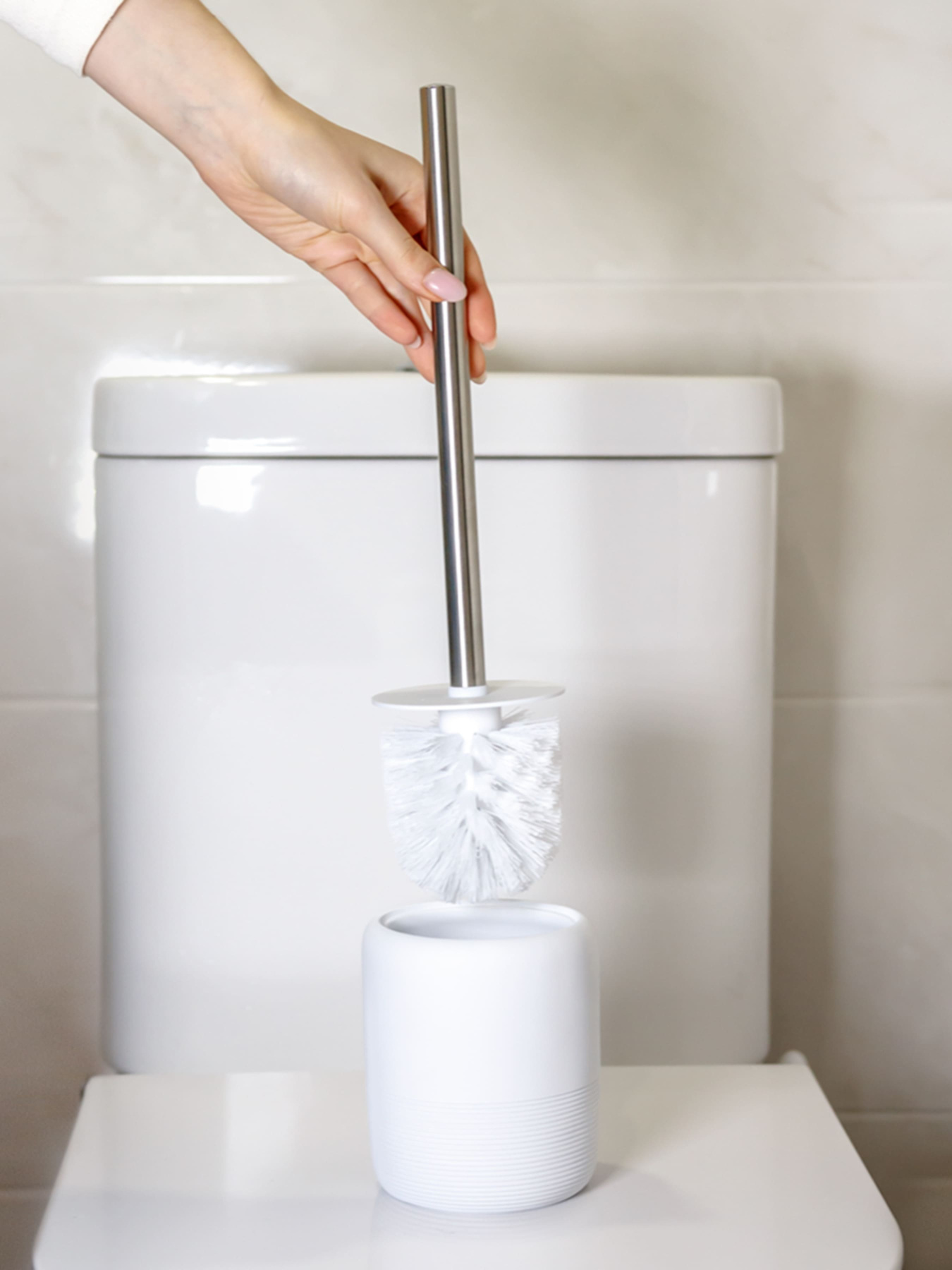 Набор аксессуаров для ванной комнаты белый Boston MBM HOME модель MVM-MH-12 WHITE Фото