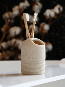 Набір аксесуарів для ванної кімнати бежевий Boston MBM HOME модель MVM-MH-12 BEIGE Набір аксесуарів для ванної кімнати бежевий Boston MBM HOME модель MVM-MH-12 BEIGE Фото