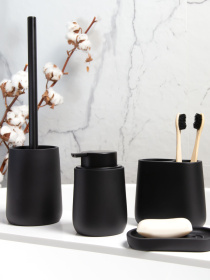 Набор аксессуаров для ванной комнаты черный Richmond MBM MY HOME модель MVM-MH-13 BLACK Фото