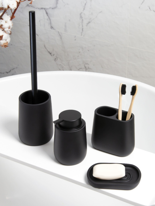 Набор аксессуаров для ванной комнаты черный Richmond MBM MY HOME модель MVM-MH-13 BLACK Фото