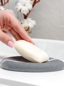 Набір аксесуарів для ванної кімнати сірий Crimea MBM HOME модель MVM-MH-14 GRAY Фото