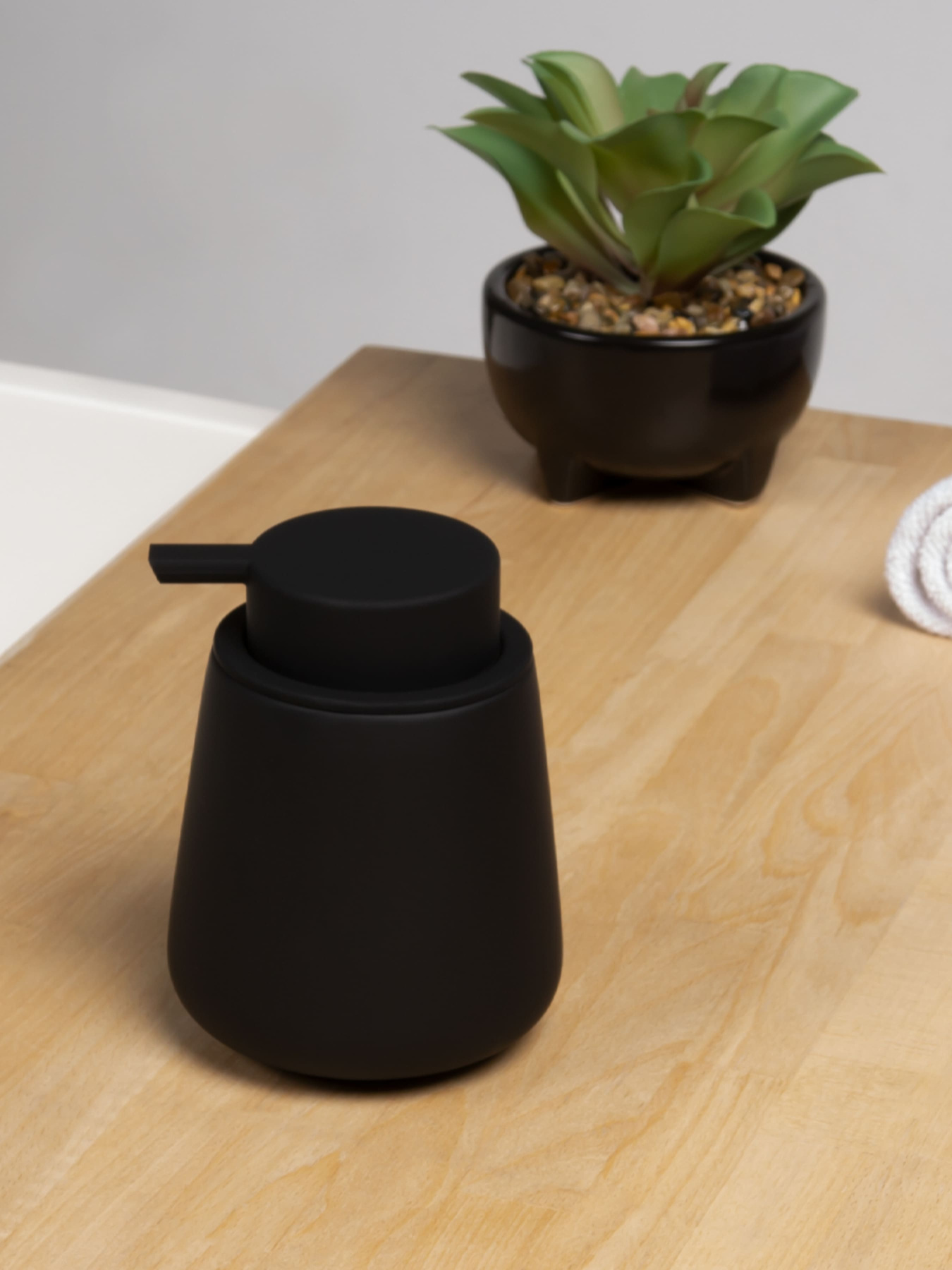 Набор аксессуаров для ванной комнаты черный Jersey MBM HOME модель MVM-MH-21 BLACK Фото