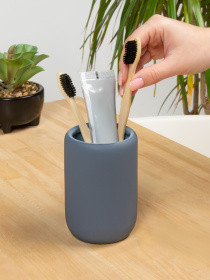 Набор аксессуаров для ванной комнаты серый Milan MBM HOME модель MVM-MH-23 GRAY Фото