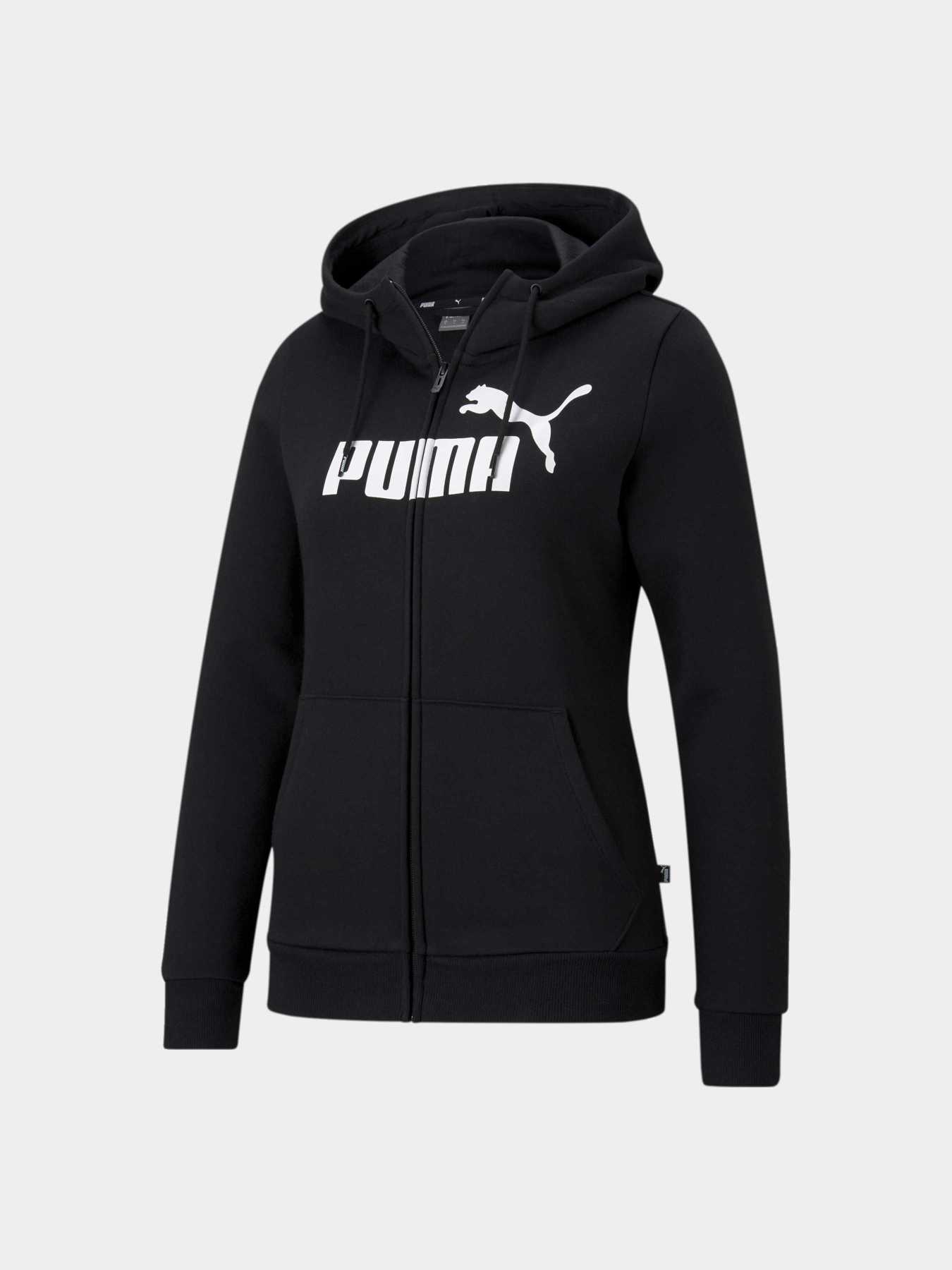 Кофта спортивная PUMA Ess Logo Full-zip Hoodie модель 586806 Фото