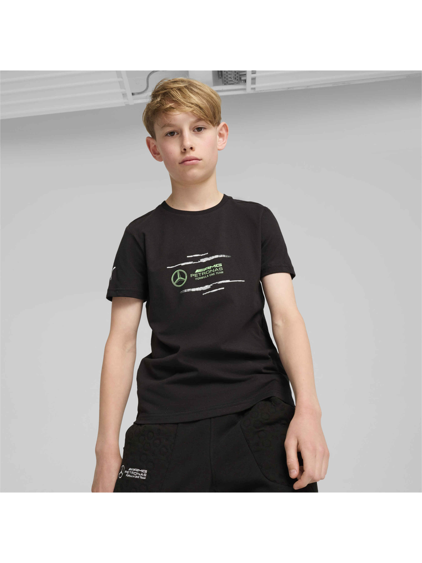 Футболка PUMA Mapf1 Kids Logo Tee модель 627358 Фото