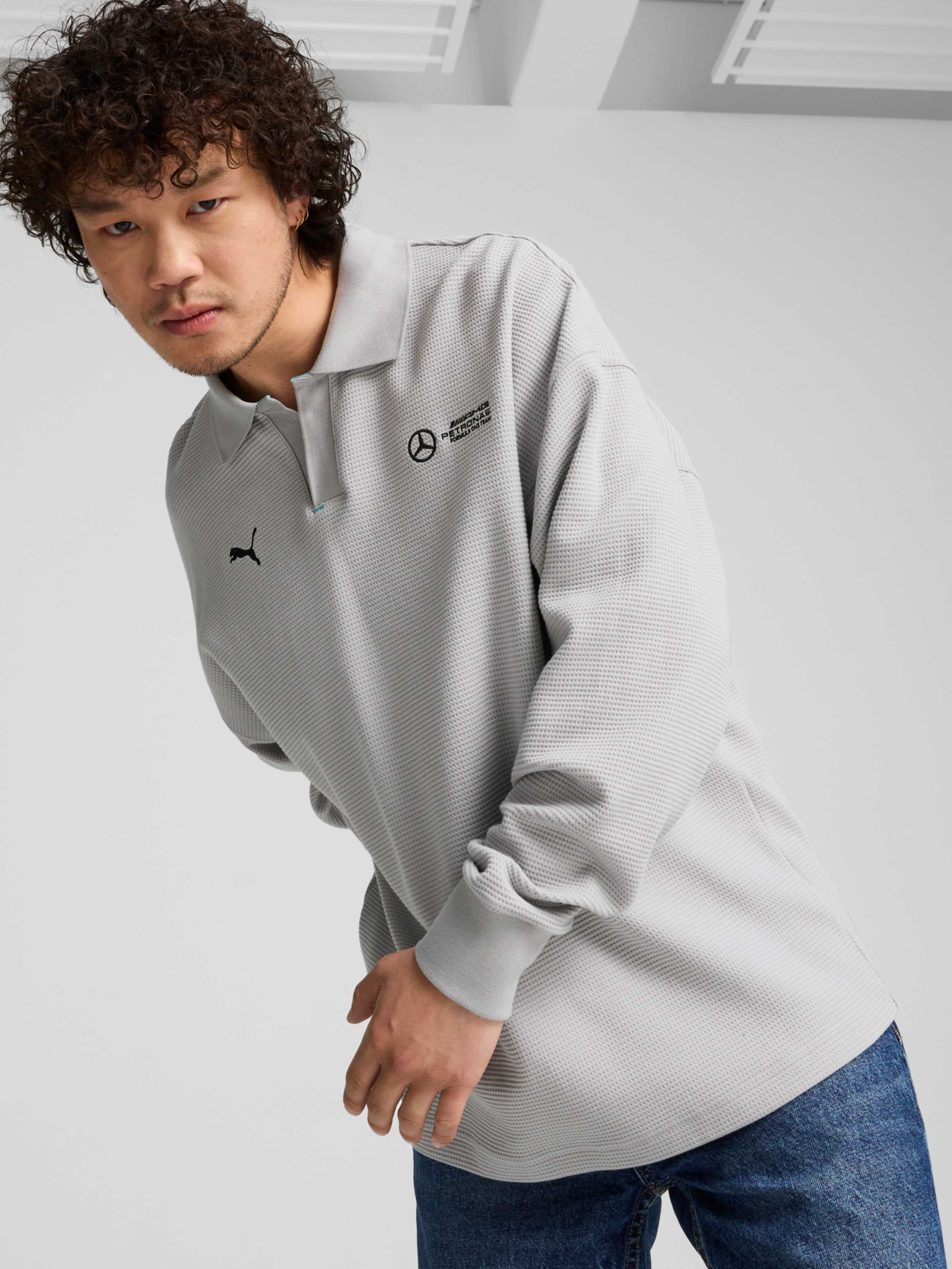 Поло PUMA Mapf1 Longsleeve Polo модель 627339 Фото