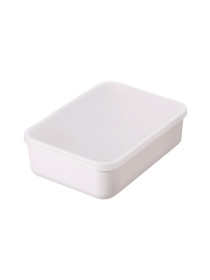 Ящик для зберігання з кришкою пластиковий білий MBM HOME модель FH-10/FH-15 WHITE Фото