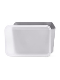 Ящик для зберігання з кришкою пластиковий сірий MBM HOME модель FH-11/FH-15 GRAY Фото