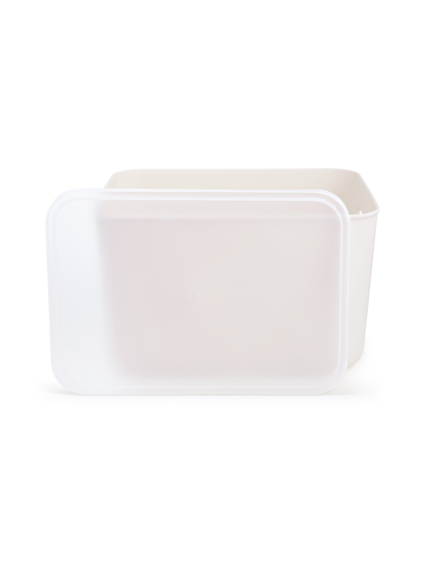 Ящик для зберігання з кришкою пластиковий білий MBM HOME модель FH-11/FH-15 WHITE Фото